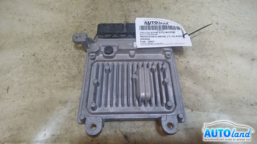 Calculator Ecu Motor A6519007500 Euro 5 Mercedes-Benz C-CLASS W204 2007