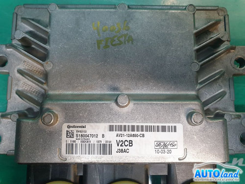 Calculator Ecu Motor Av2112a650cb 1.25 B,snjb Ford FIESTA VI 2008