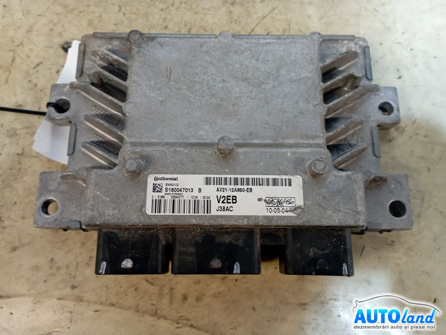 Calculator Ecu Motor Av2112a650eb Ford FIESTA VI 2008