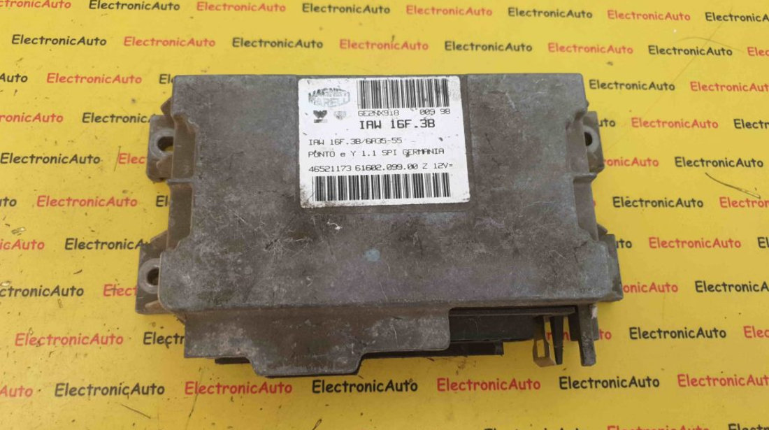 Calculator ECU Motor Fiat Punto 1.1, IAW 16F.3B, 6160209901 Z