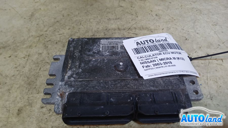 Calculator Ecu Motor Mec37330 1.2b Nissan MICRA III K12 2003-2010