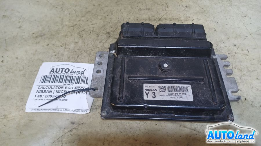 Calculator Ecu Motor Mec37510 Nissan MICRA III K12 2003-2010