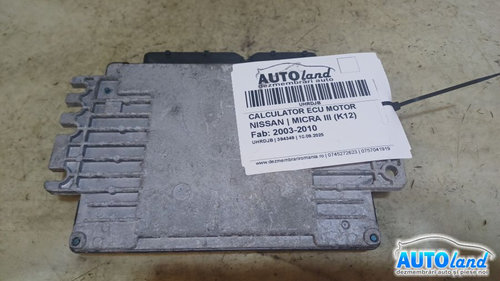 Calculator Ecu Motor Mec37510 Nissan MICRA III K12 2003-2010