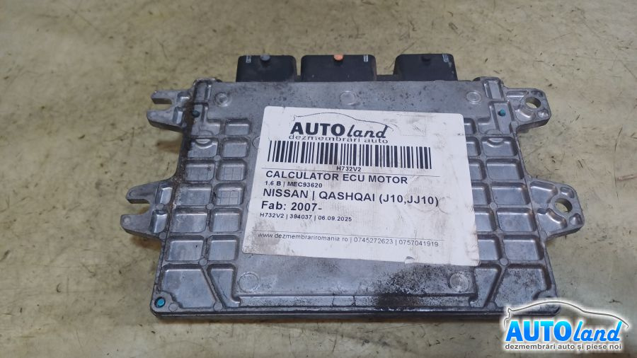 Calculator Ecu Motor Mec93620 1.6 B Nissan QASHQAI J10,JJ10 2007