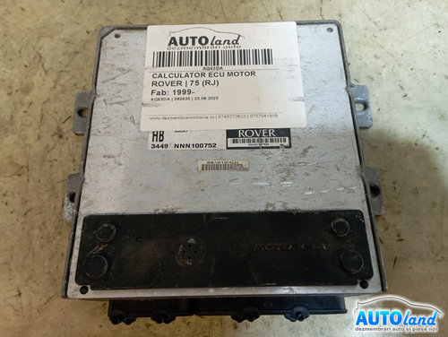 Calculator Ecu Motor Nnn100752 Rover 75 RJ 1999