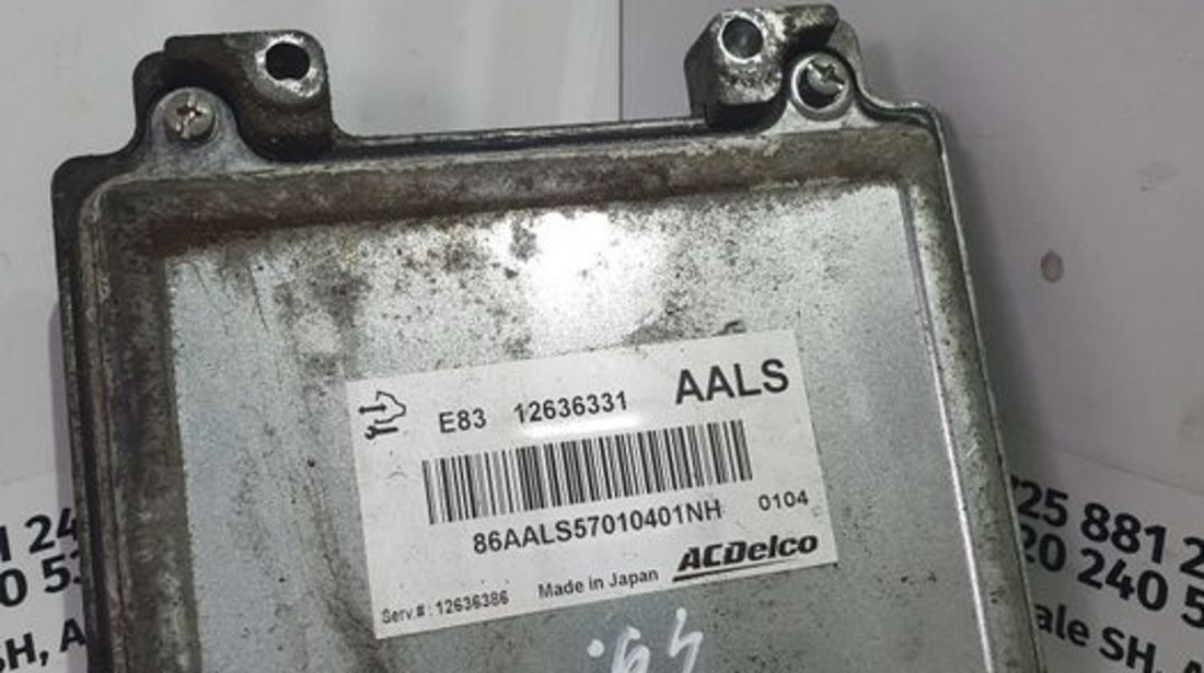 Calculator Ecu Motor Opel Insignia 1.8 12636331 AALS