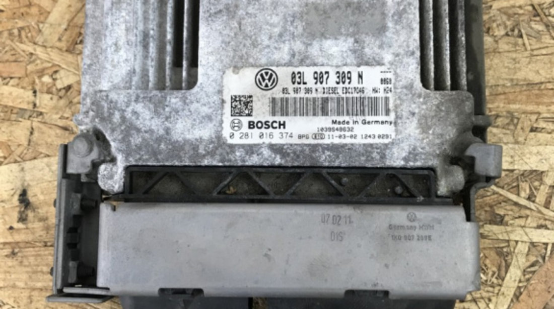 Calculator ECU motor Passat B7 limuzina sedan 2011 (03L907309N)