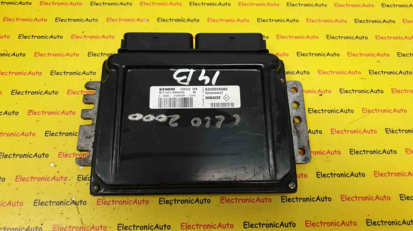 Calculator ECU Motor Renault Clio 1.2, S110138000 B, 8200059086, 8200044437