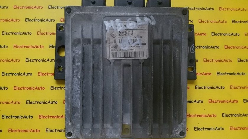 Calculator ECU motor Renault Megane 1.5 dci 8200334419, 8200374152