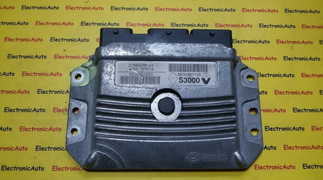 Calculator ECU motor Renault Scenic 1.6 21584288-2A, 8200298457