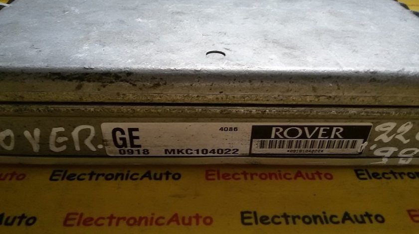 Calculator ECU motor Rover 200 1.4 MKC104022 GE