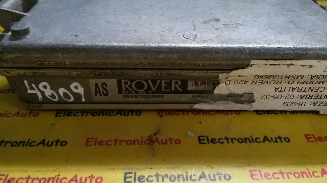 Calculator ECU motor Rover 420 MSB100680
