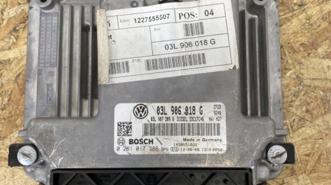 Calculator ECU motor Sharan 7N 2.0 TDI 7 locuri monovolum 2013 (03L906018G)