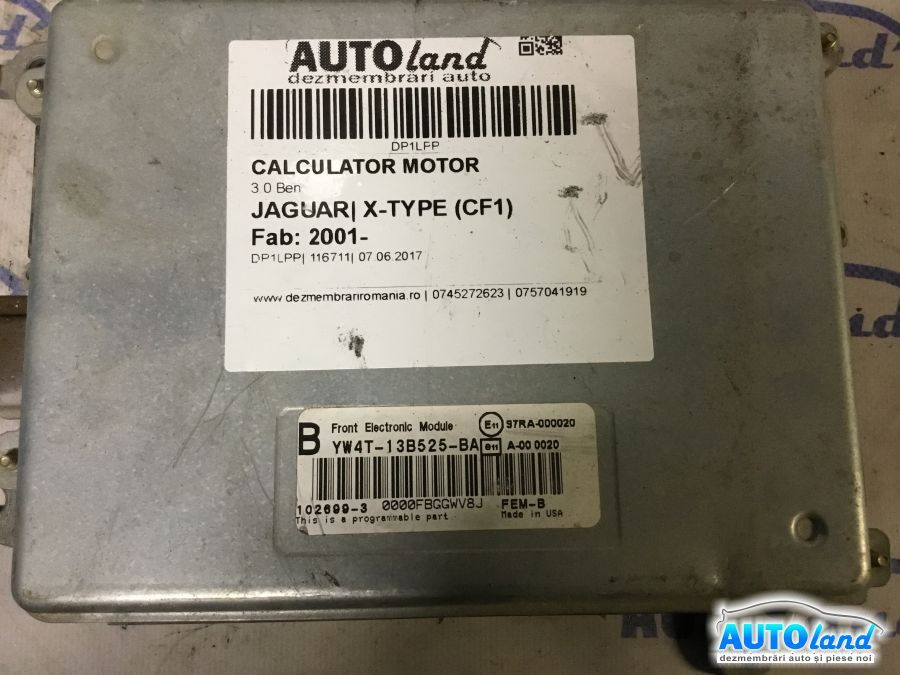 Calculator Ecu Motor Yw4t13b525ba 3.0 Ben Jaguar X-TYPE CF1 2001