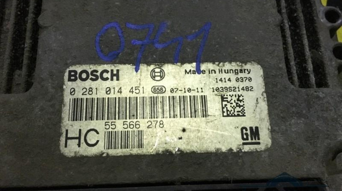 Calculator ecu Opel Astra H (2004-2009) 0281014541