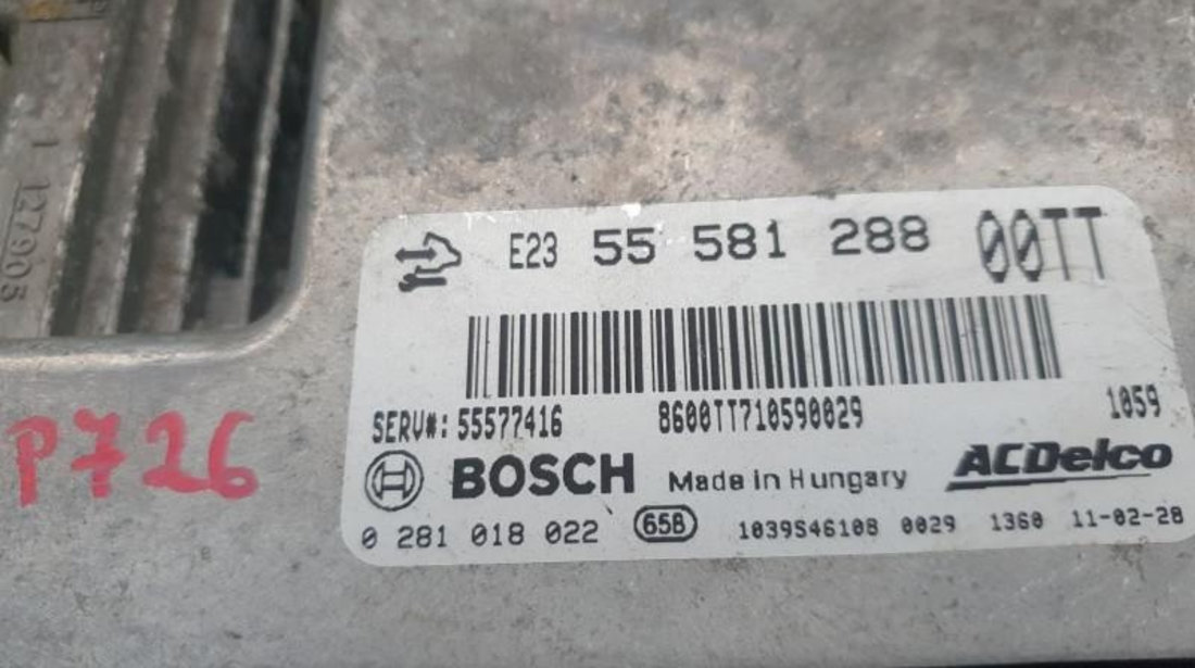 Calculator ecu Opel Corsa D (2006->) 0281018022