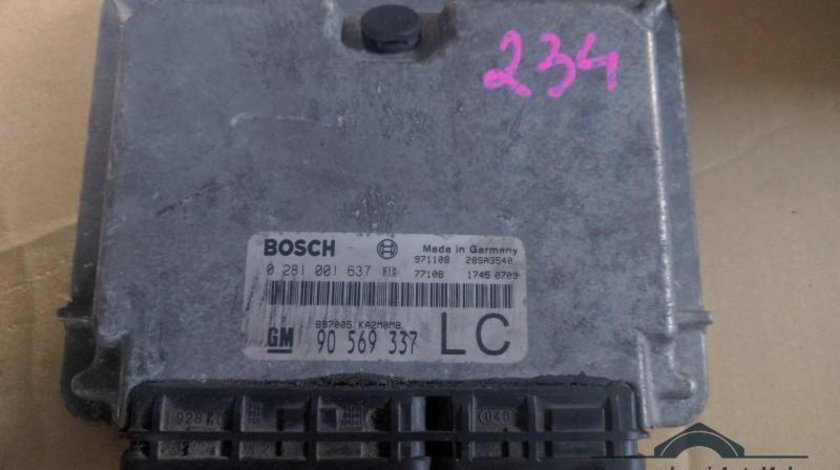 Calculator ecu Opel Zafira A (1999-2005) 0281001637