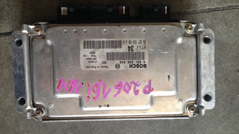 calculator ecu Peugeot 206 1.6 16v