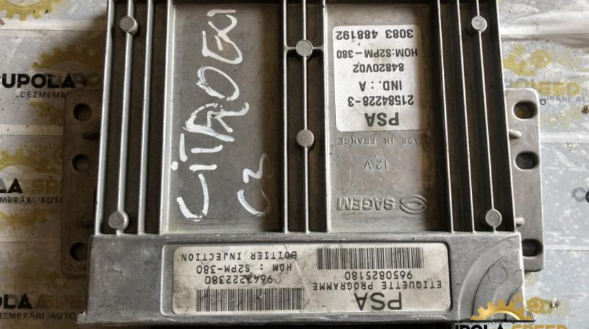 Calculator ecu Peugeot 206 (1998-2010) 1.4 benzina 9650825180