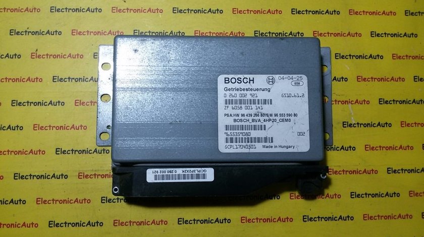 Calculator ECU Peugeot 407 2.0 hdi 0260002921