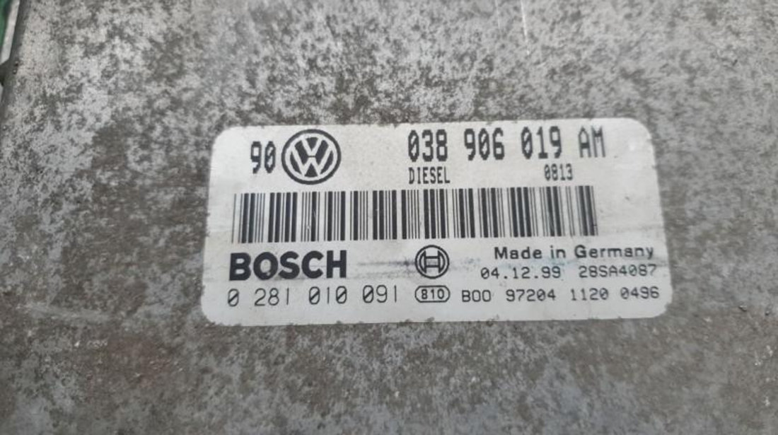 Calculator ecu Volkswagen Bora (1998-2005) 0281010091
