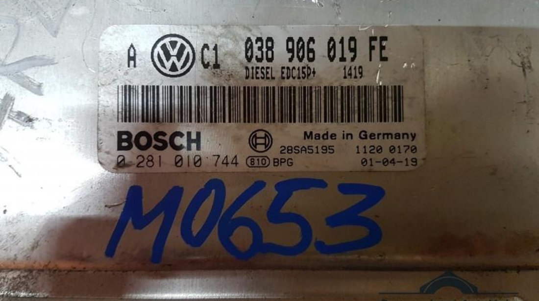 Calculator ecu Volkswagen Bora (1998-2005) 038906019FE