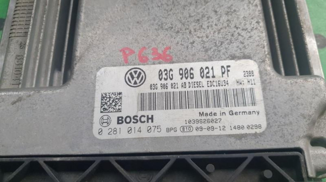 Calculator ecu Volkswagen Caddy 3 (2004->) 0281014075