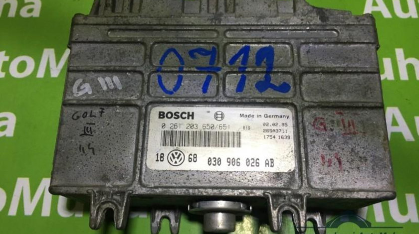 Calculator ecu Volkswagen Golf 3 (1991-1997) 0 261 203 650/651