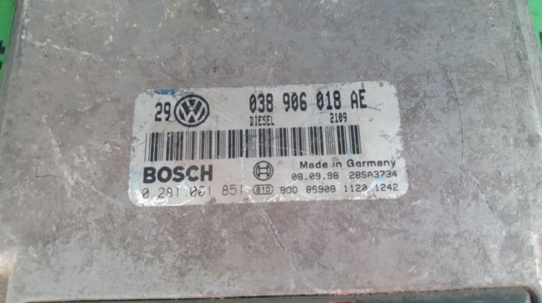 Calculator ecu Volkswagen Golf 4 (1997-2005) 0281001851
