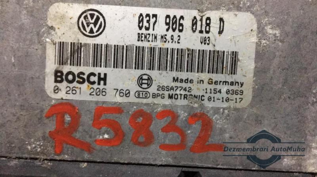 Calculator ecu Volkswagen Golf 4 (1997-2005) 0261206760