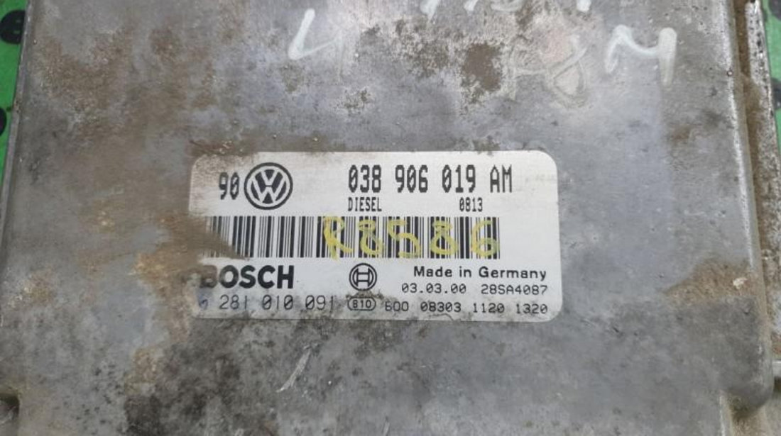 Calculator ecu Volkswagen Golf 4 (1997-2005) 0281010091