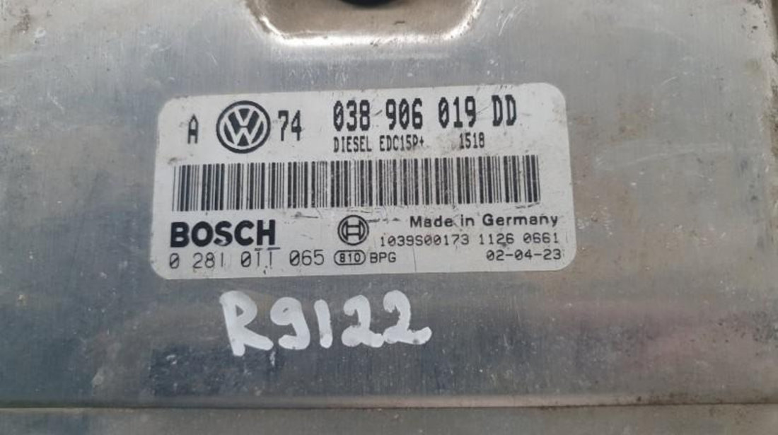 Calculator ecu Volkswagen Golf 4 (1997-2005) 0281011065