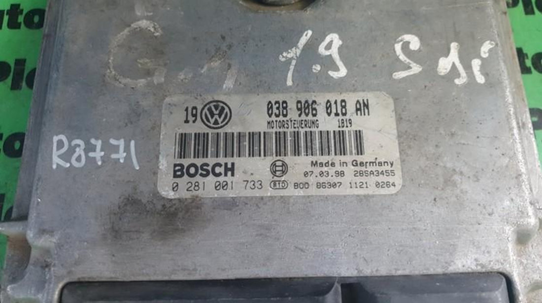 Calculator ecu Volkswagen Golf 4 (1997-2005) 0281001733