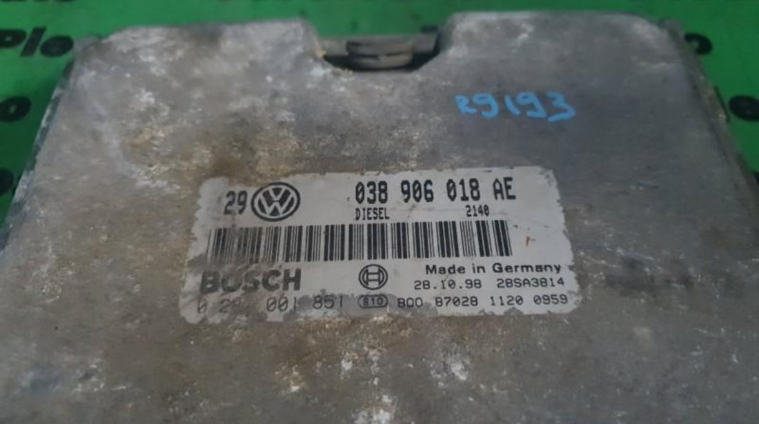 Calculator ecu Volkswagen Golf 4 (1997-2005) 0281001851