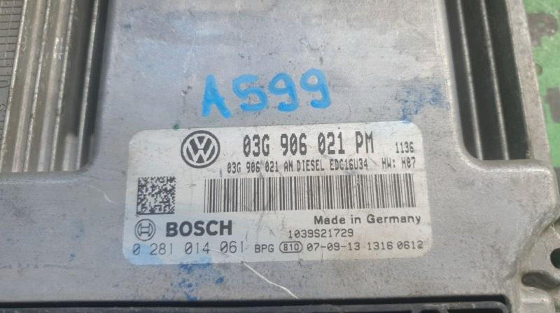 Calculator ecu Volkswagen Golf 5 (2004-2009) 0281014061
