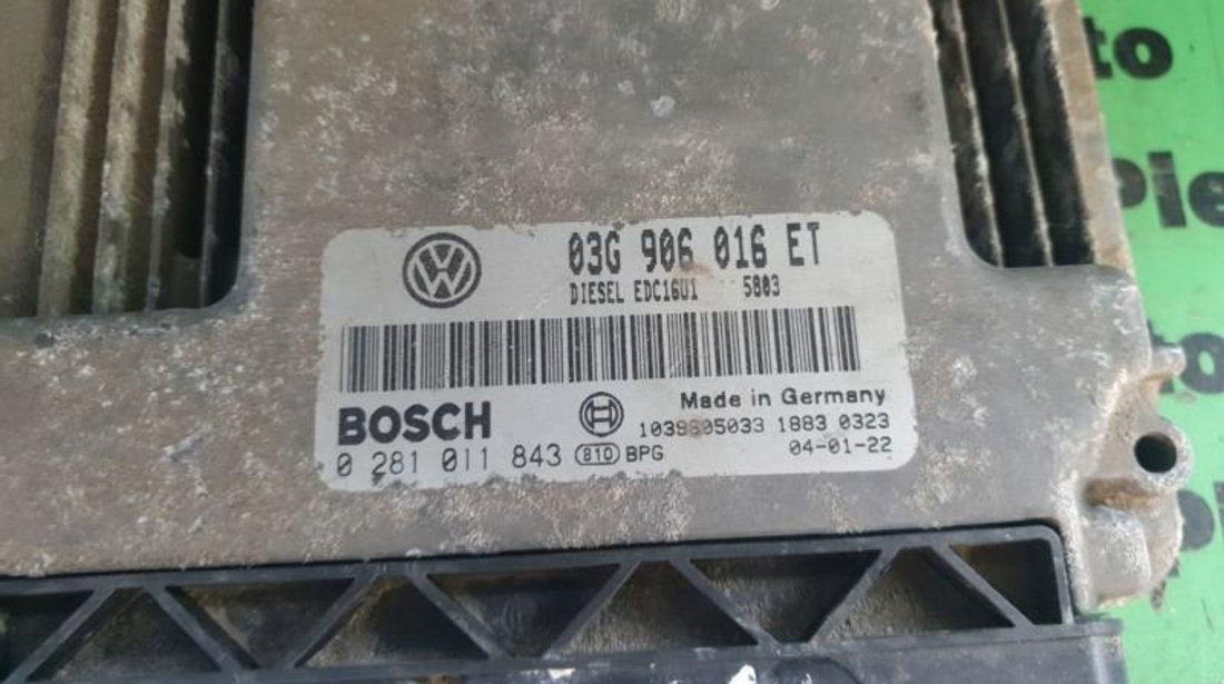 Calculator ecu Volkswagen Golf 5 (2004-2009) 0281011843