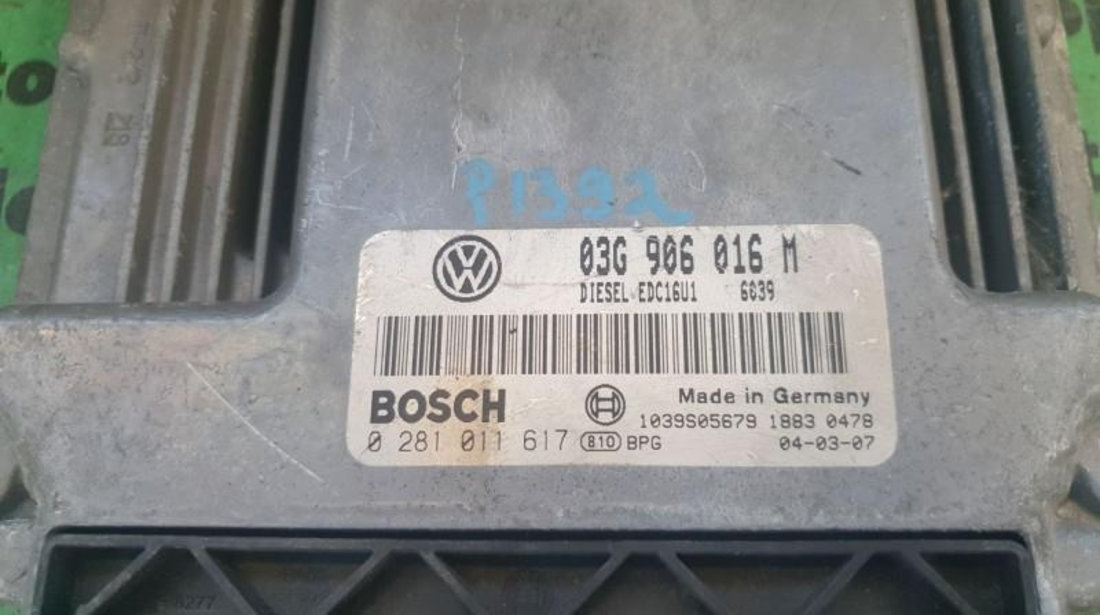 Calculator ecu Volkswagen Golf 5 (2004-2009) 0281011617