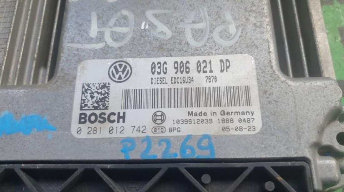 Calculator ecu Volkswagen Passat B6 3C (2006-2009) 0281012742