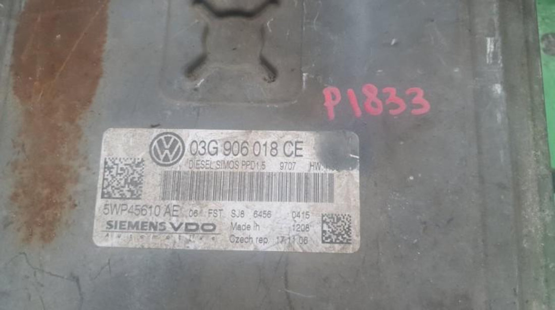 Calculator ecu Volkswagen Passat B6 3C (2006-2009) 03g906018ce