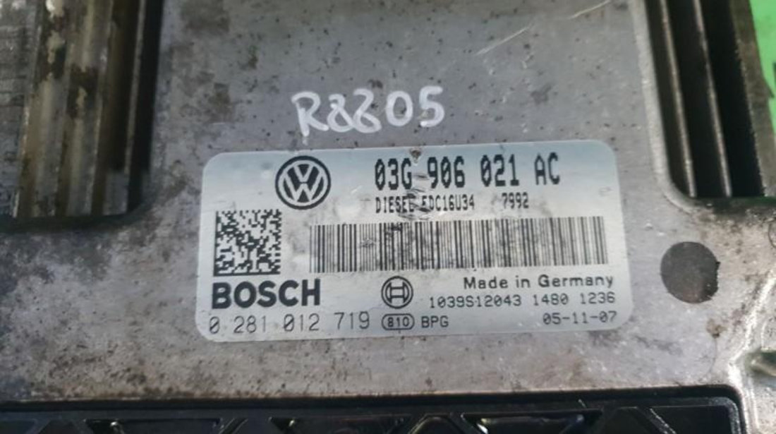 Calculator ecu Volkswagen Passat B6 3C (2006-2009) 0281012719
