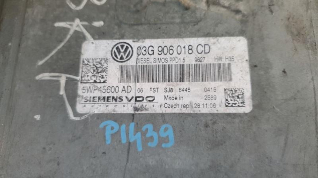 Calculator ecu Volkswagen Passat B6 3C (2006-2009) 03g906018cd