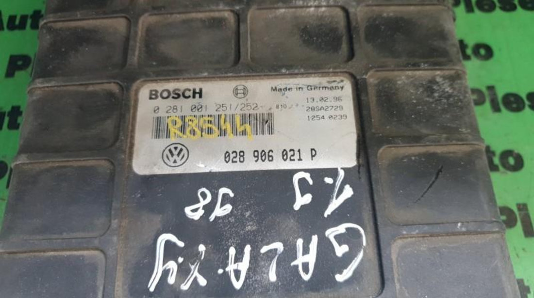 Calculator ecu Volkswagen Sharan (1995-2000) 0281001251