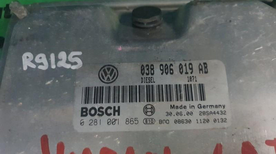 Calculator ecu Volkswagen Sharan (2000-2010) 0281001865