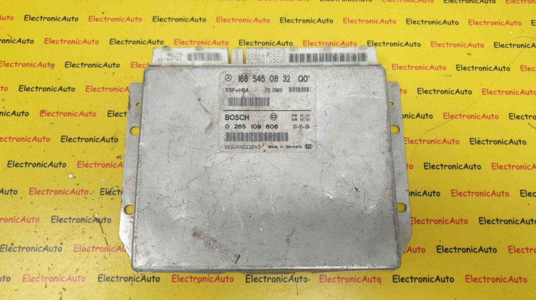 Calculator ESP+ABS Mercedes A-Klasse 170, 1685450832, 0265109606