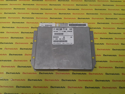 Calculator ESP+BA Mercedes A Class 1.4, 0225457132, 0265109425