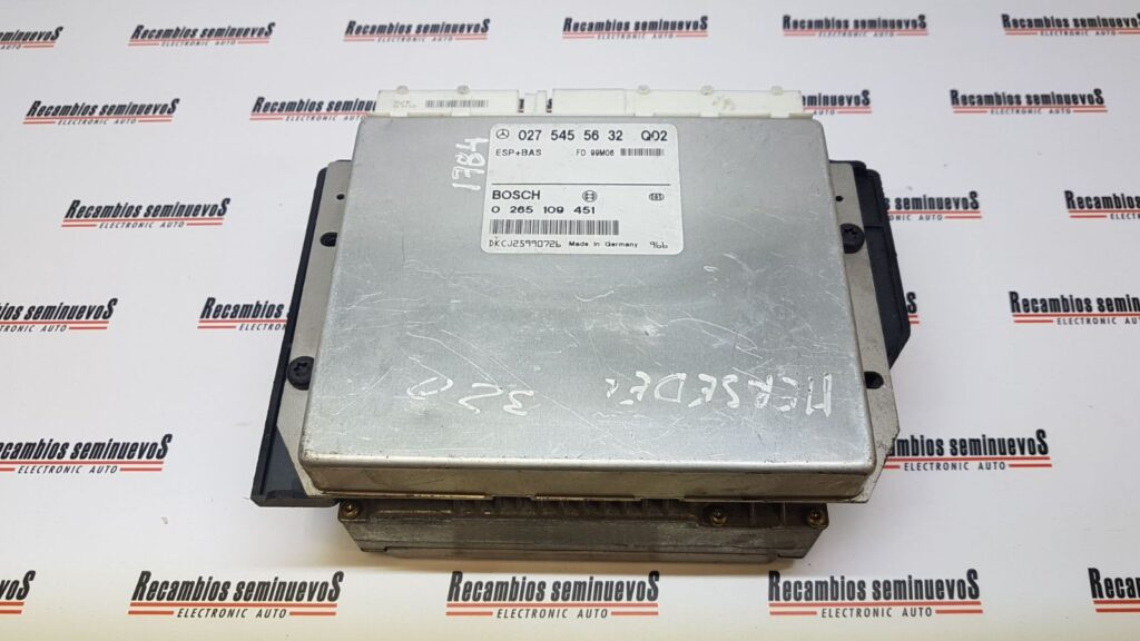 Calculator ESP/BAS BOSCH MERCEDES-BENZ W210 0 265 109 451 / 0265109451 / 027 545 56 32 / 02754556320 265 109 451 / 0265109451 / 027 545 56 32 / 0275455632