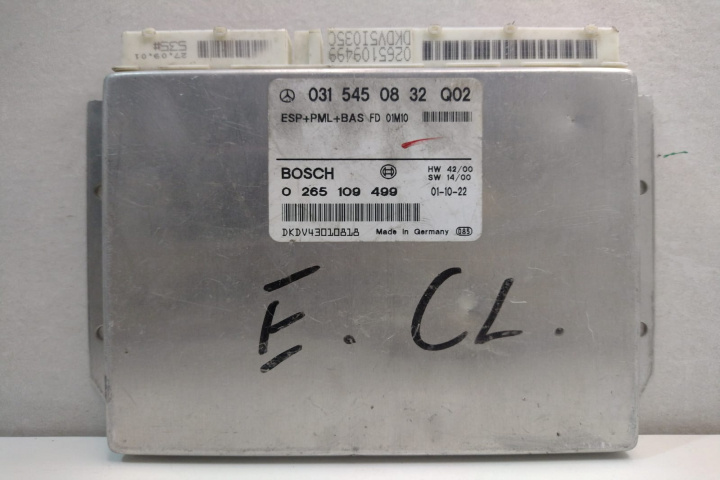 Calculator ESP Bosch Modul ASR 0315450832 / 0265109499 Mercedes-Benz E-Class W210/S210 [facelift] [1999 - 2002]