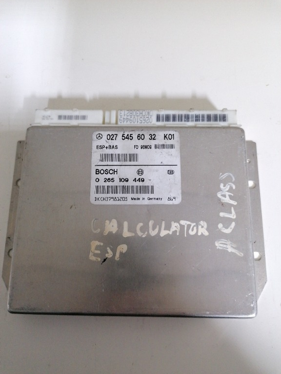 Calculator ESP Mercedes-Benz A-Class (1997-2004) [W168] 1.7 Motorina 2003, 0275456032