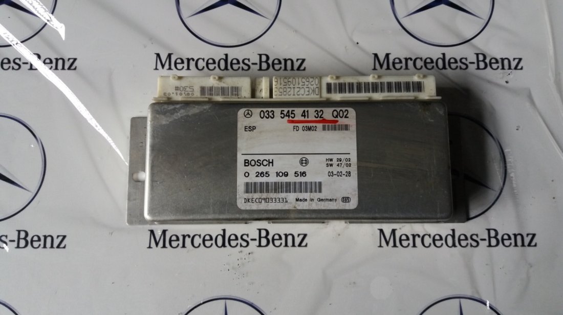 Calculator esp mercedes cod 0335454132 Q02