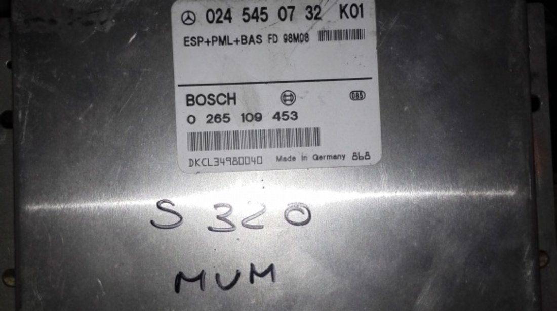Calculator ESP Mercedes S class w220 A0245450732